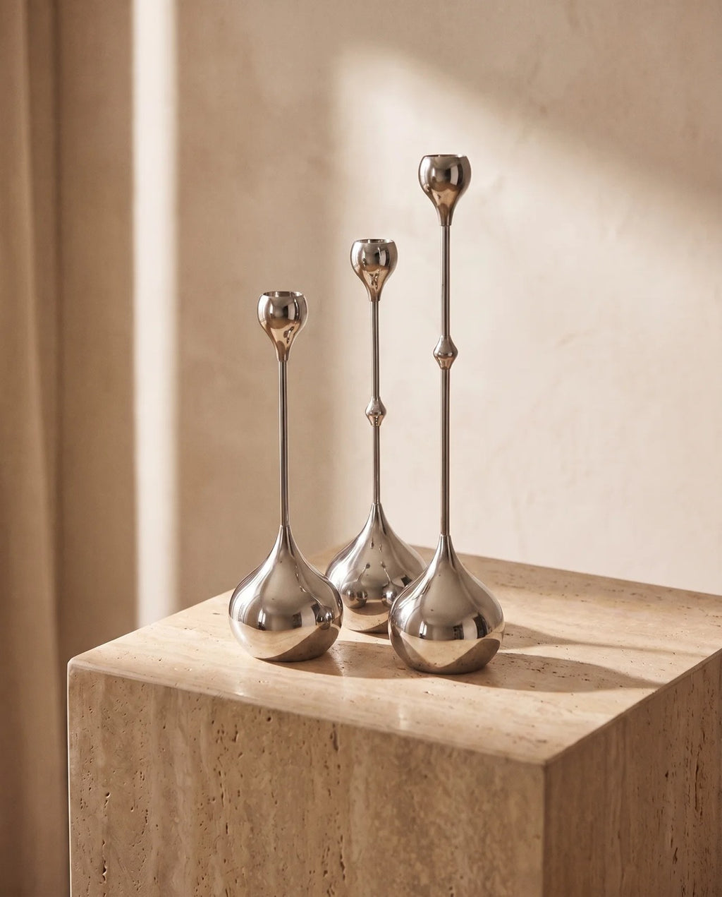 Kerzenhalter-Set Argento